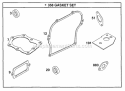 Gasket Set Diagram and Parts List for 090112-0005-01  Briggs and Stratton Engine
